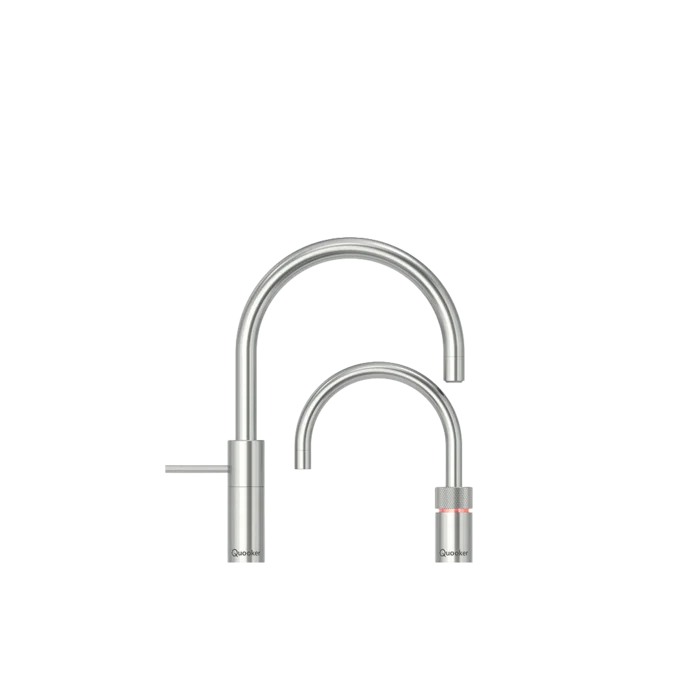 Quooker Nordic Round Twintaps Stainless steel