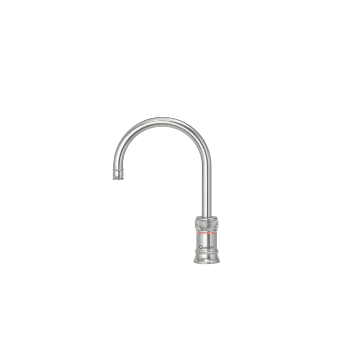 Quooker Nordic Round Classic Single Tap Stainless steel